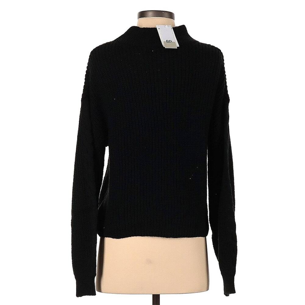 BP. black long sleeve turtle neck knitted sweater NEW small comfortable soft